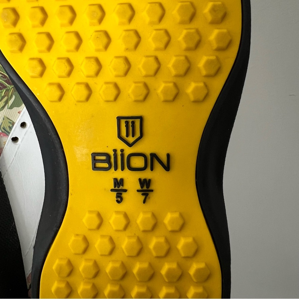 - Biion Spikekess Golf Saddle Shoes Floral Slip On - Picture 9 of 11